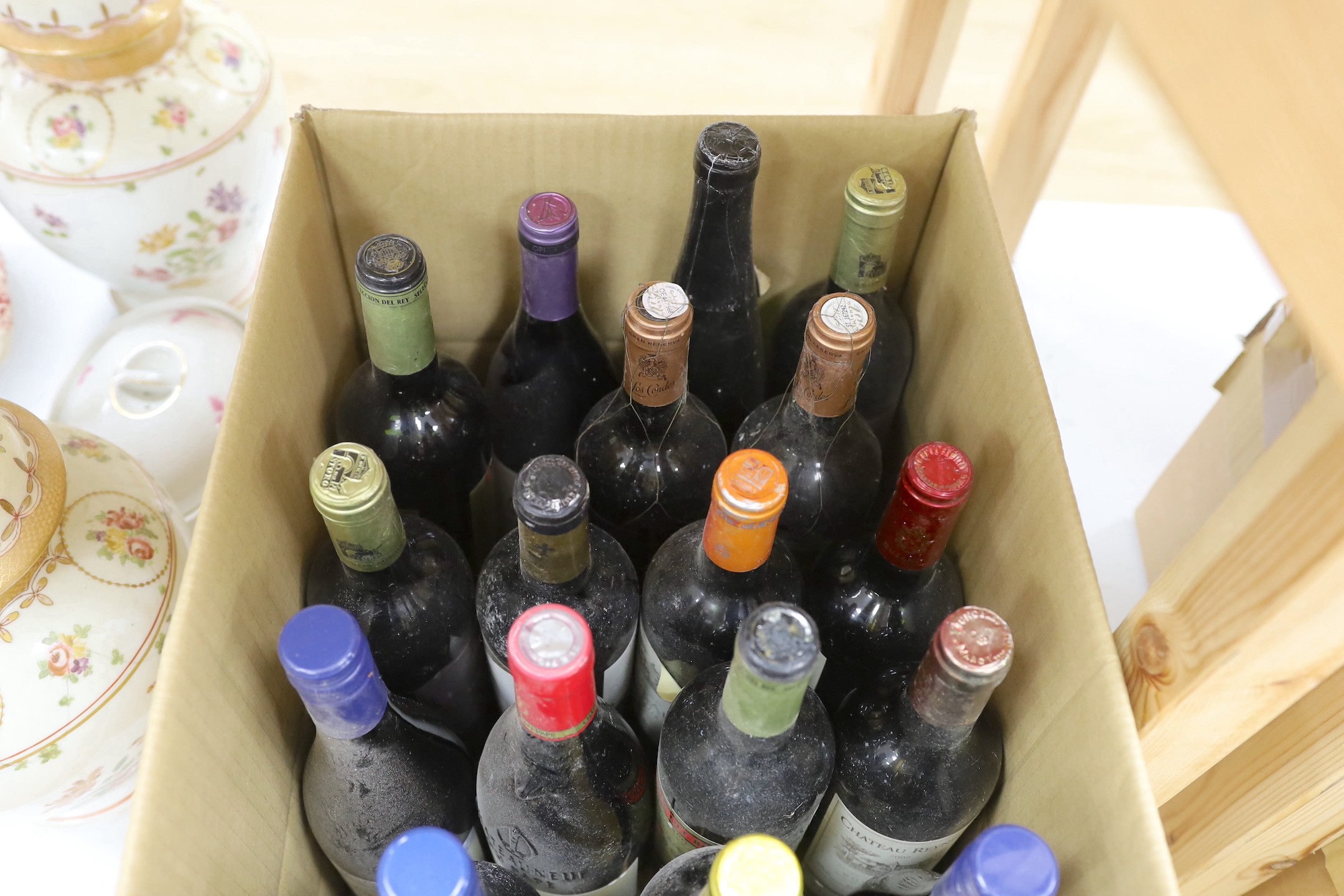 40 bottles of mixed wines and spirits
